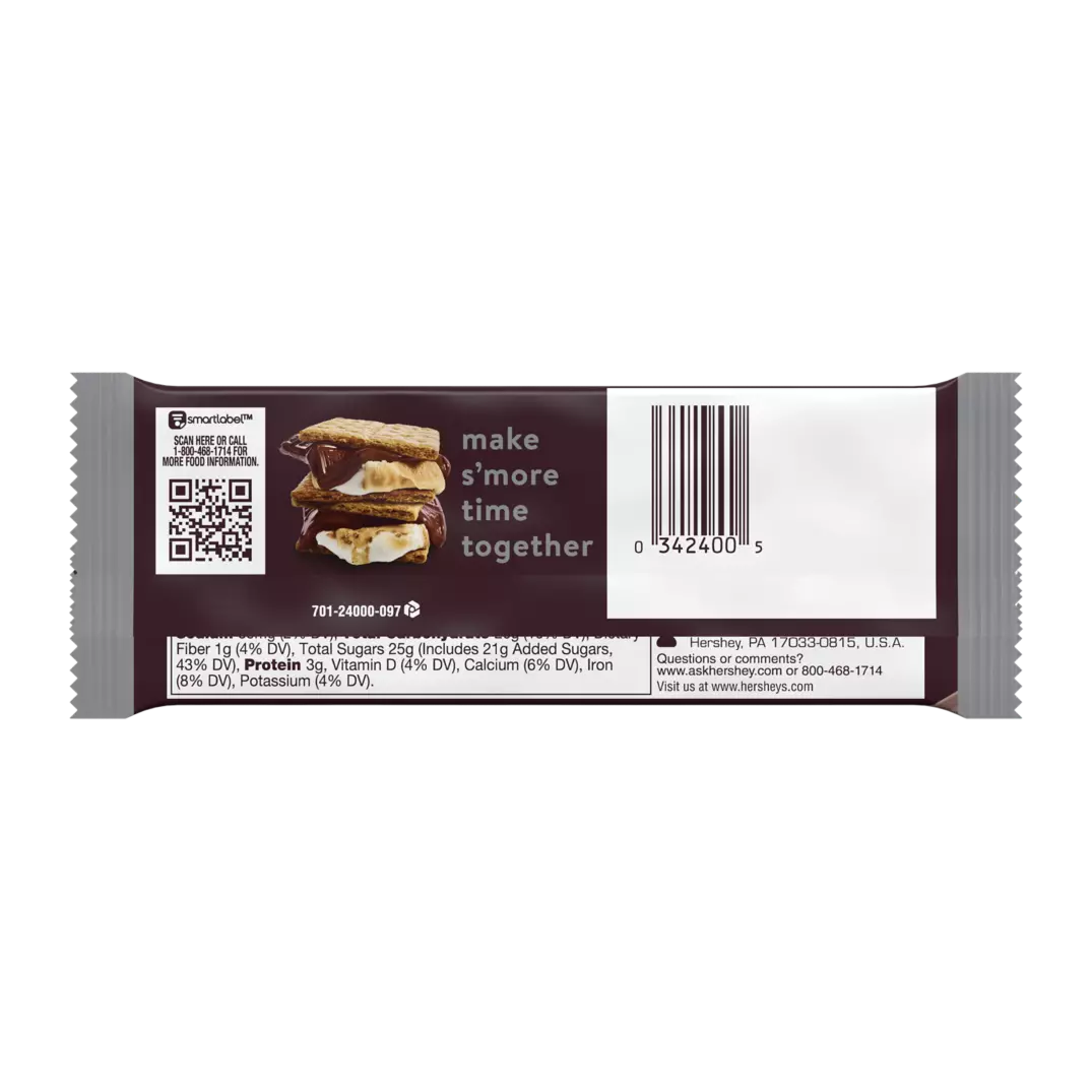 HERSHEY'S Milk Chocolate Candy Bar 1.55oz
